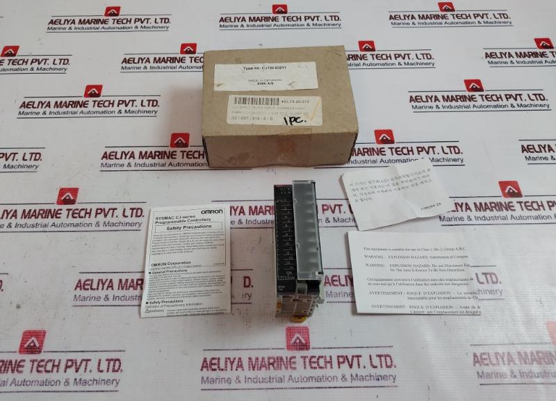 Omron Cj1w-id211 Sysmac Cj Series Plc Digital Input Unit 24vdc 7ma