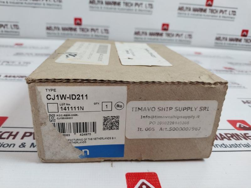 Omron Cj1w-id211 Sysmac Cj Series Plc Digital Input Unit 24vdc 7ma