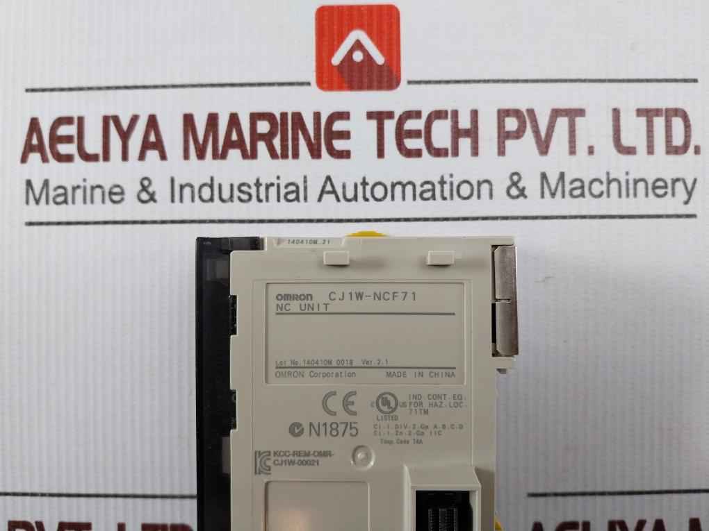 Omron Cj1w-ncf71 Position Control Unit Ver.2.1