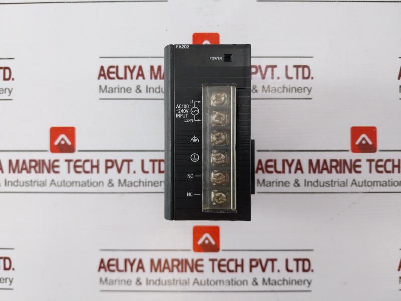 Omron Cj1w-pa202 Power Supply Unit, Ac100-240v, 50/60hz, 50va