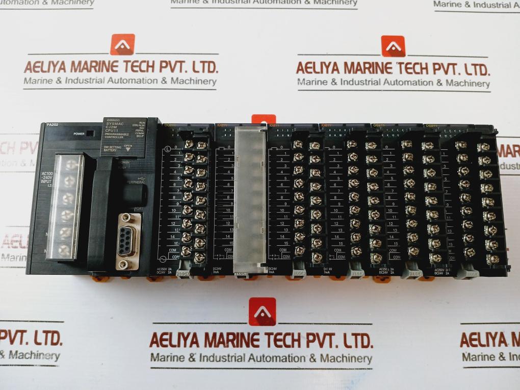 OMRON CJ1W-PA202 POWER SUPPLY UNIT & CJ2M-CPU11 CPU UNIT