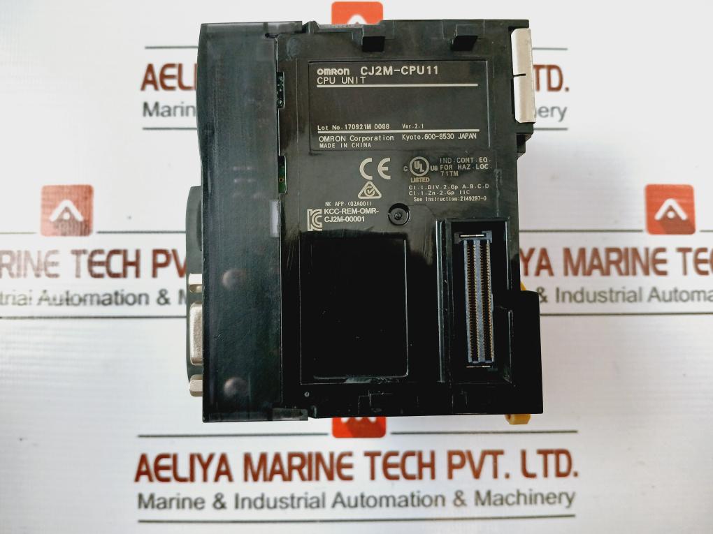 OMRON CJ1W-PA202 POWER SUPPLY UNIT & CJ2M-CPU11 CPU UNIT