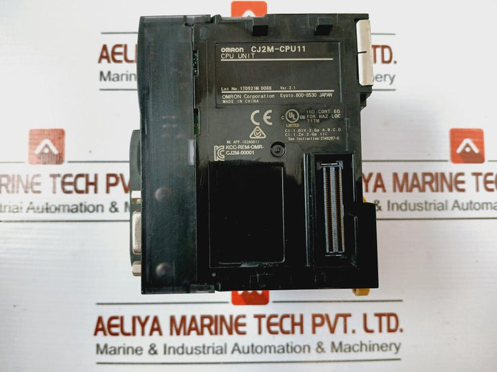 OMRON CJ1W-PA202 POWER SUPPLY UNIT & CJ2M-CPU11 CPU UNIT