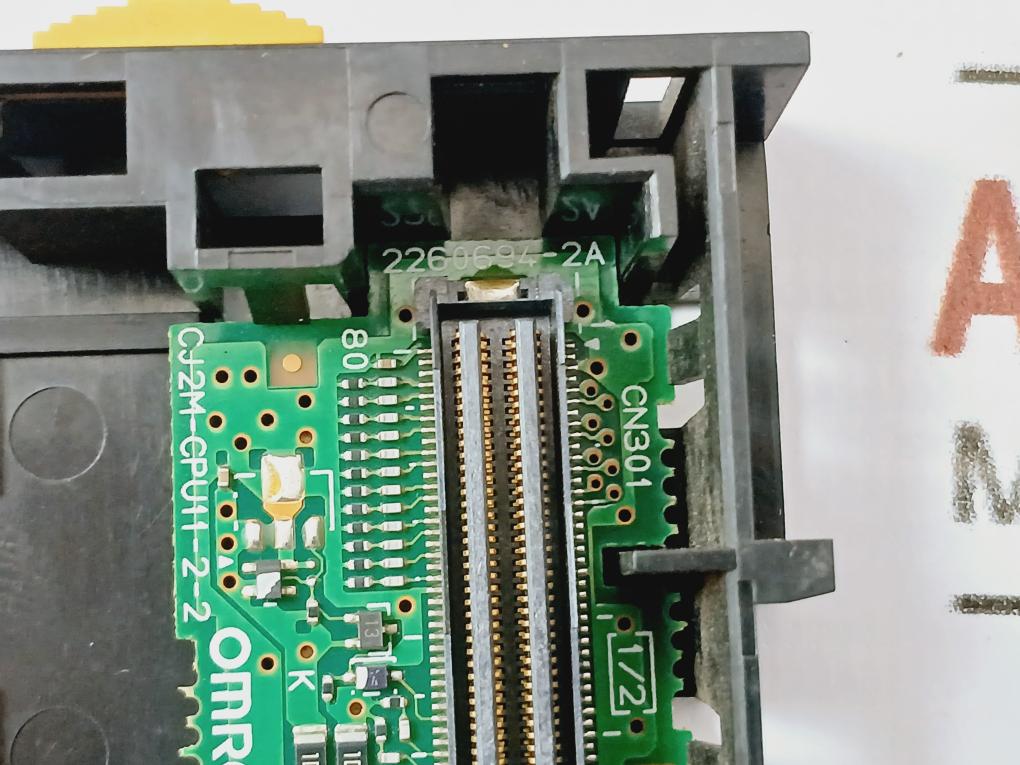 OMRON CJ1W-PA202 POWER SUPPLY UNIT & CJ2M-CPU11 CPU UNIT