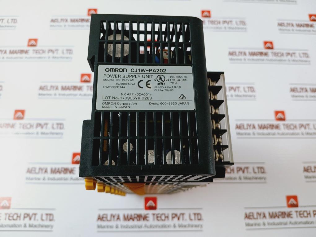 OMRON CJ1W-PA202 POWER SUPPLY UNIT & CJ2M-CPU11 CPU UNIT