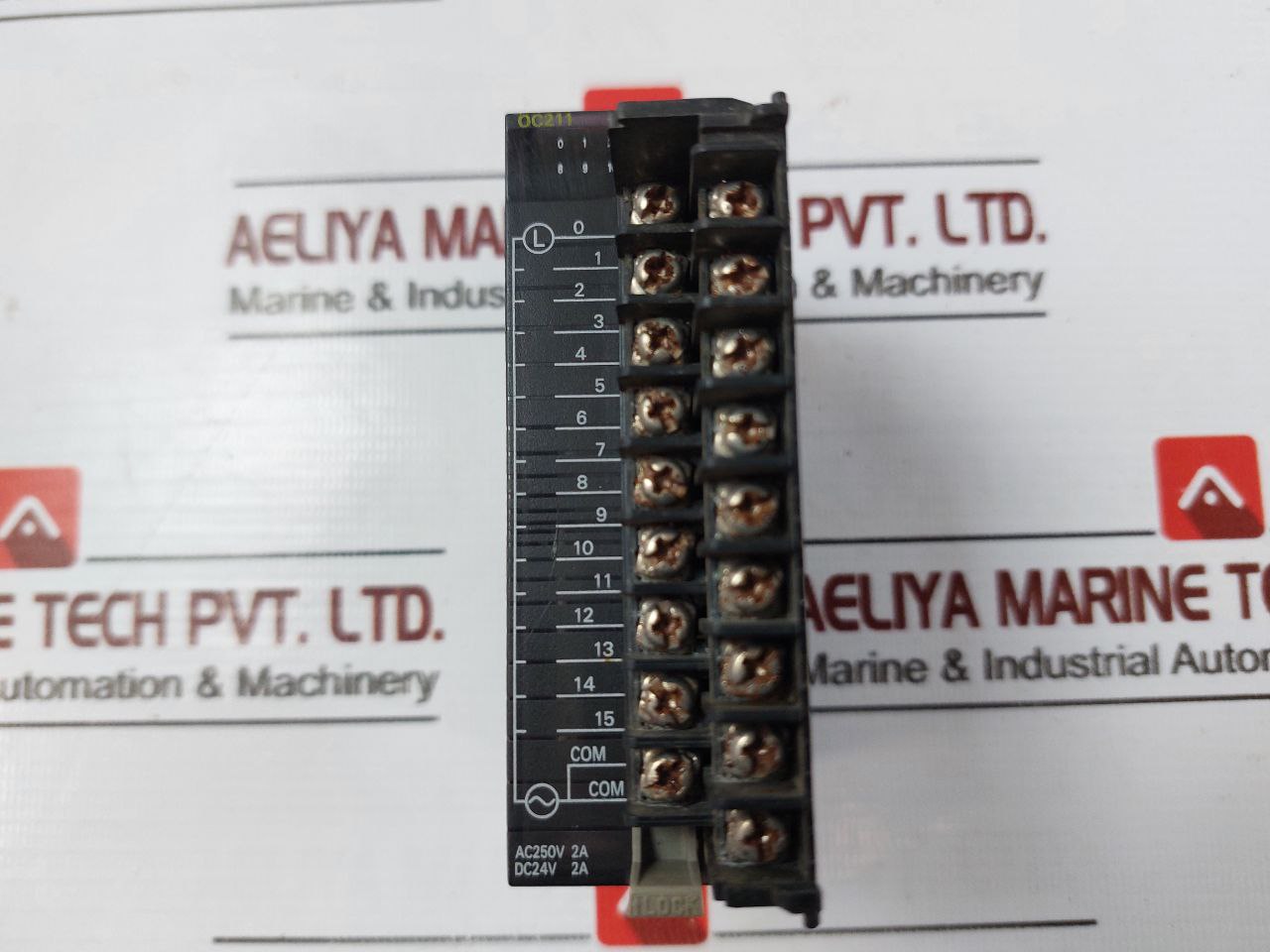 Omron Cj1W-pd022(Power Supply Unit), Cj1W-0C211(Output Unit), Cj1W-ii101(I/O Interface Unit) Plc Module Rack Dc24V 35W