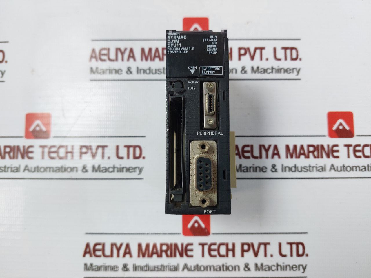 Omron Cj1w-pd022(Power Supply),cj1m-cpu11(Cpu Unit),cj1w-oc211(Output Unit) Rack