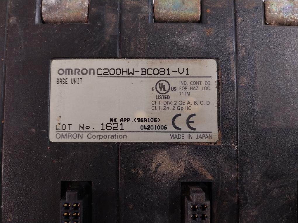 Omron C200H-ia122 Plc I/O Module 50/60Hz 120Va Oc225, C200He-cpu32, C200Hw-pa204