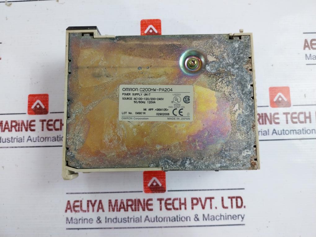 Omron C200H-ia122 Plc I/O Module 50/60Hz 120Va Oc225, C200He-cpu32, C200Hw-pa204