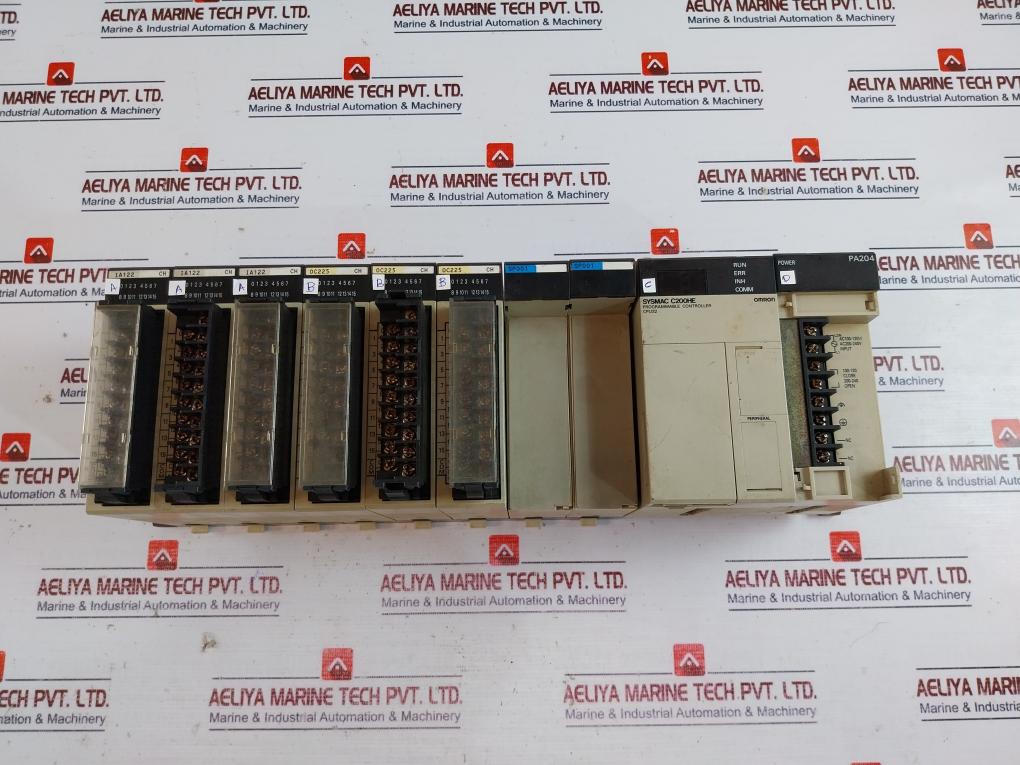 Omron C200H-ia122 Plc I/O Module 50/60Hz 120Va Oc225, C200He-cpu32, C200Hw-pa204