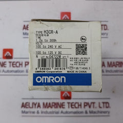 Lot of 4X Omron Corporation H3CR-A Timer Relay 100-240VAC/DC