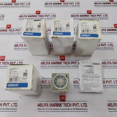 Lot of 4X Omron Corporation H3CR-A Timer Relay 100-240VAC/DC
