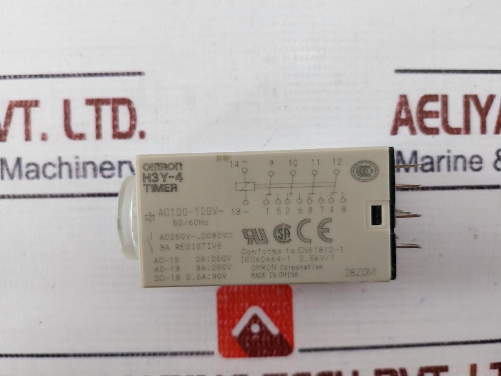 Omron Corporation H3y-4 Ac100-120v