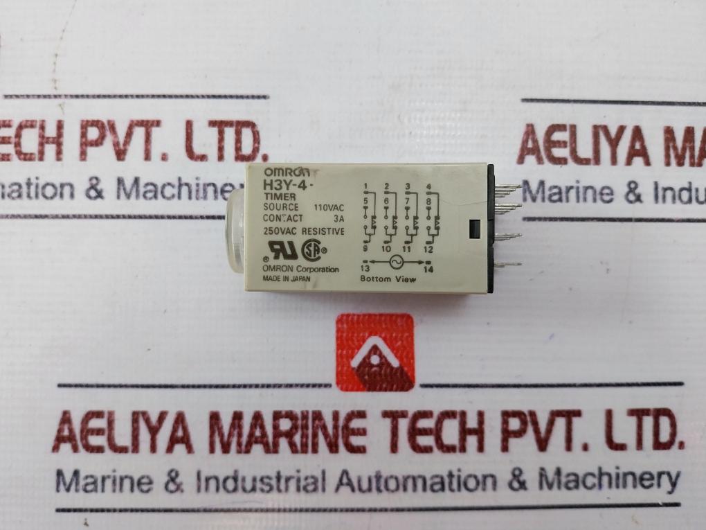 Omron Corporation H3y-4 Ac100-120v