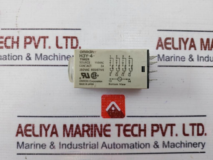 Omron Corporation H3y-4 Ac100-120v