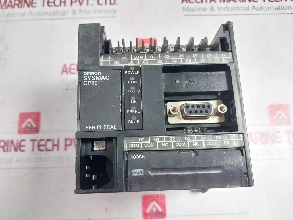 Omron Cp1E-n20Dr-d Plc Enhanced Expandability For Analog And Temperature Control