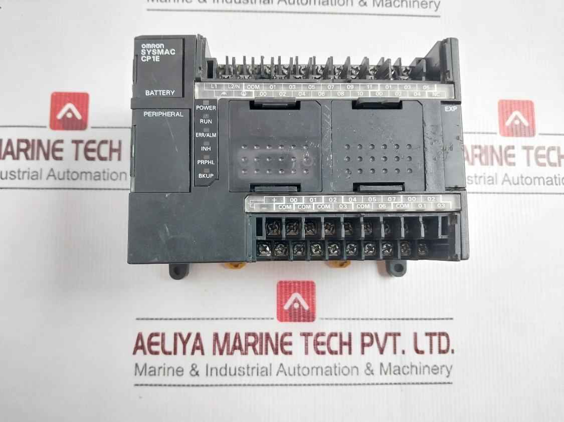 Omron Cp1E-n30Dr-a Sysmac Programmable Logic Controller 24V Dc (Not Working)