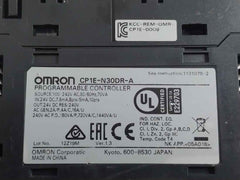 Omron Cp1E-n30Dr-a Sysmac Programmable Logic Controller 24V Dc (Not Working)