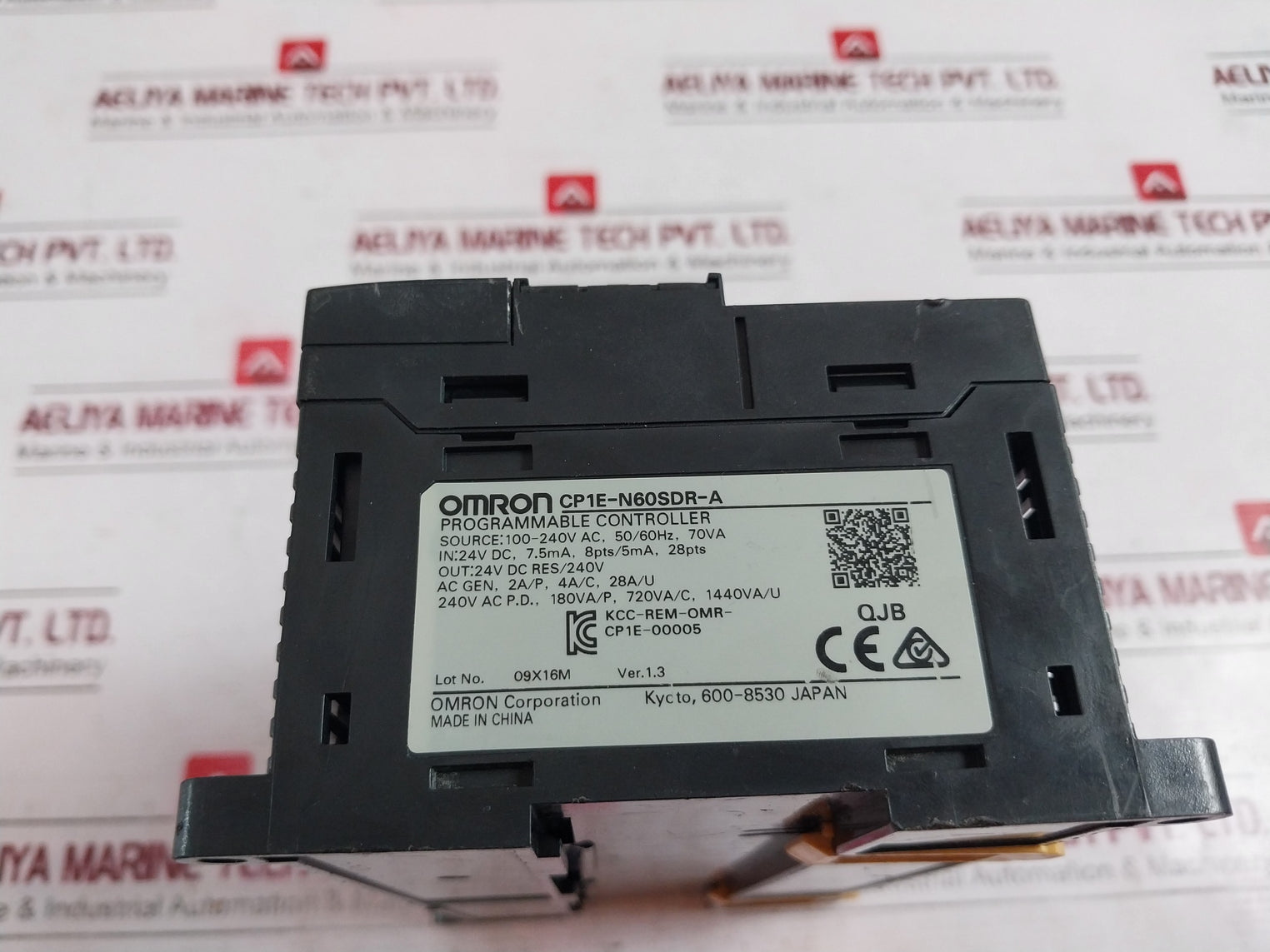 Omron Cp1E-n60Sdr-a Programmable Controller 24Vdc Res/240V Ver. 1.3