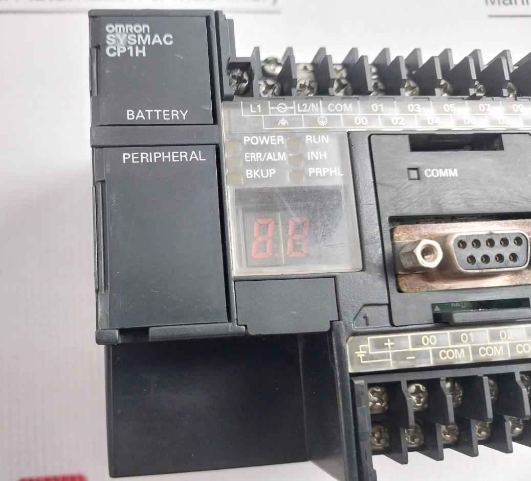 Omron Cp1H-x40Dr-a Programmable Logic Controller 100-240V Ac, 50/60Hz