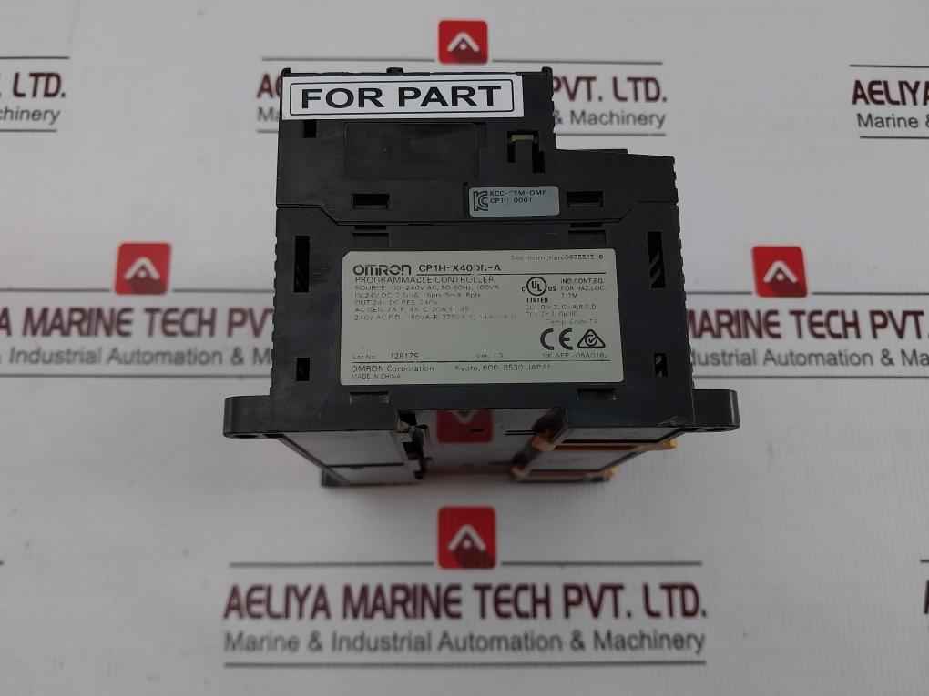Omron Cp1H-x40Dr-a Sysmac Programmable Controller 100-240V (Not Working)