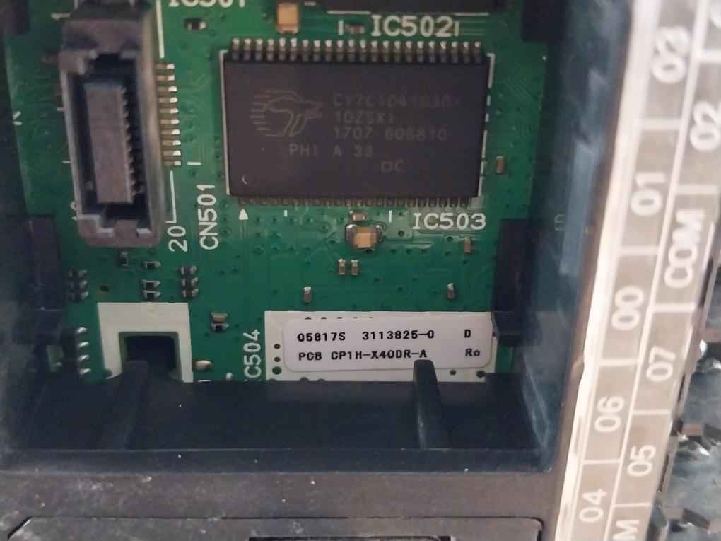 Omron Cp1H-x40Dr-a Sysmac Programmable Controller 100-240V (Not Working)