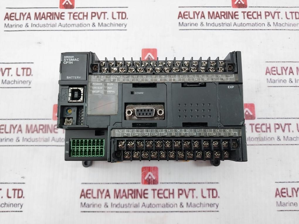 Omron Cp1H-xa40Dt-d Cp1H Programmable Controller 24Vdc 50W Ver 1.2