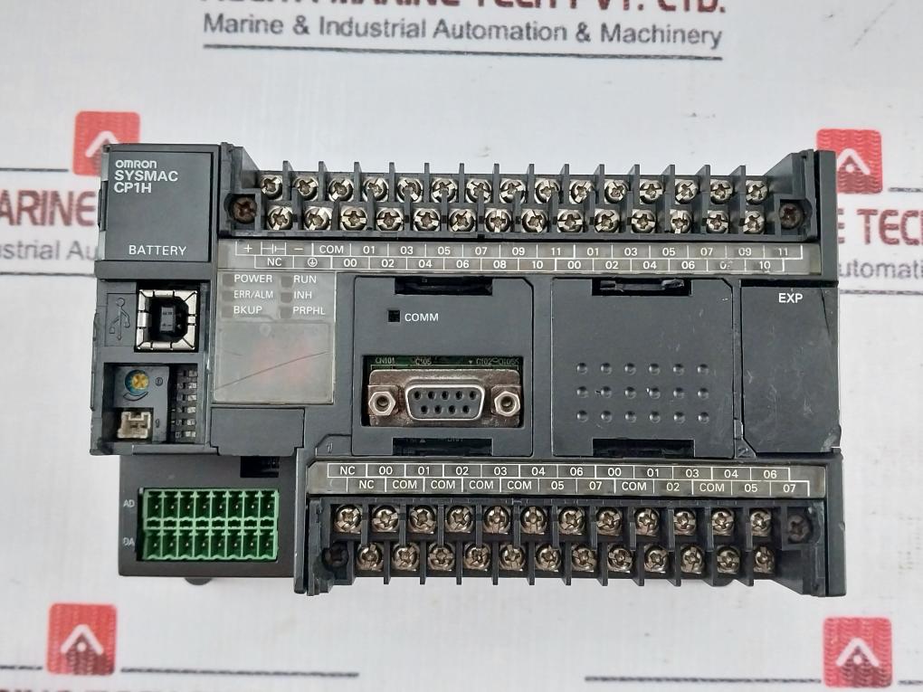 Omron Cp1H-xa40Dt-d Cp1H Programmable Controller 24Vdc 50W Ver 1.2