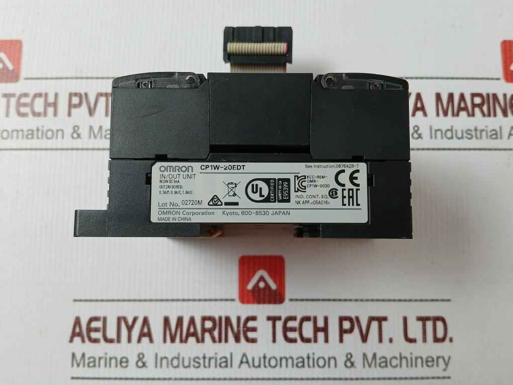 Omron Cp1W-20Edt Input Output Module E95399 24V Dc