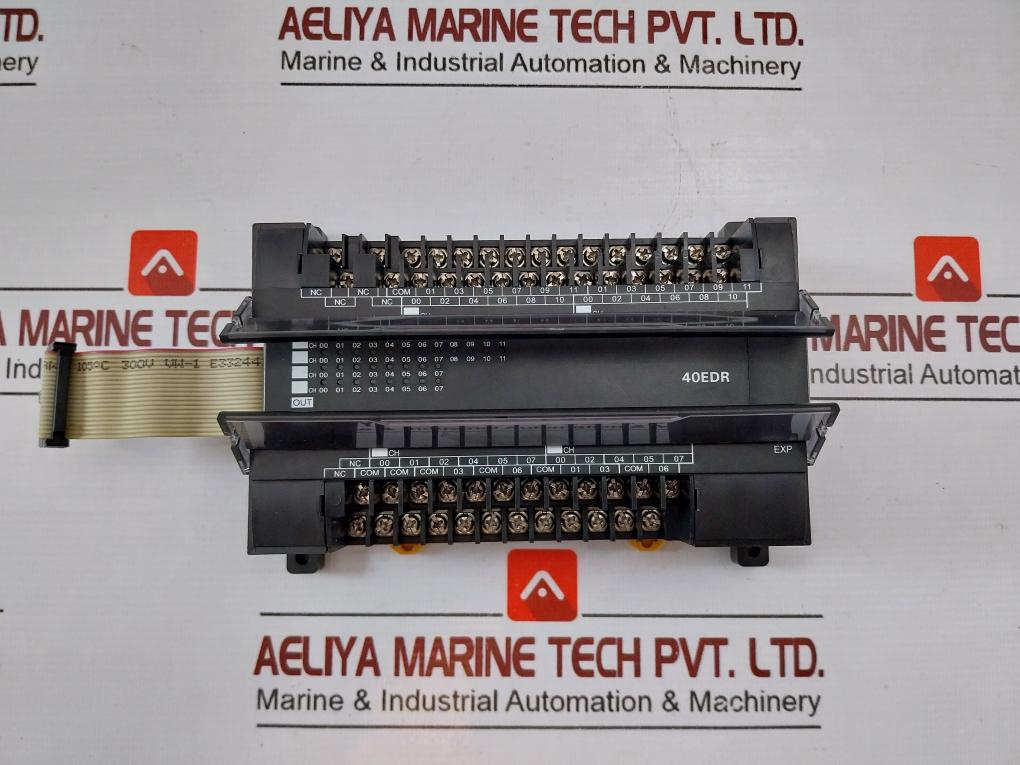 Omron Cp1W-40Edr Plc I/O Unit 24Vdc 5Ma 180Va/P 720Va/C 1440Va/U