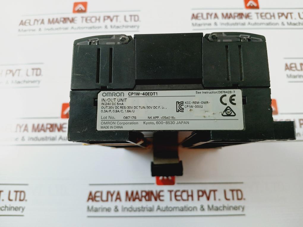 Omron Cp1W-40Edt1 I/O Expansion Unit 24Vdc 5Ma 30V Dc Kcc-rem-omr-cp1W-0002