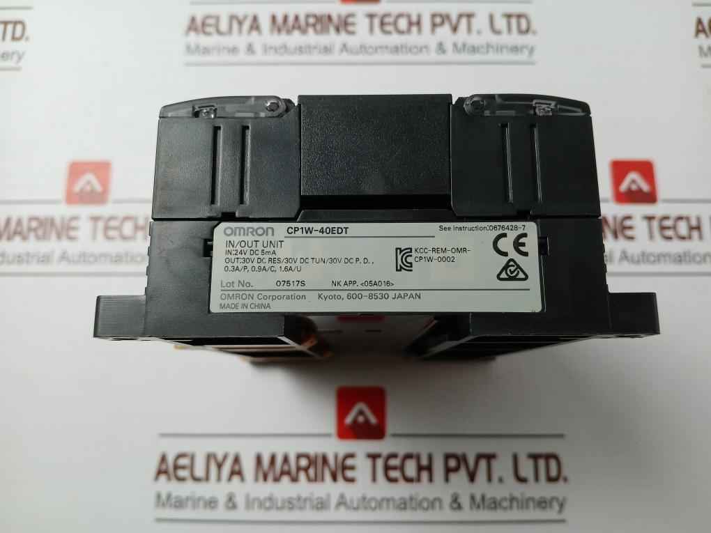 Omron Cp1W-40Edt I/O Expansion Unit 24V Dc 5Ma