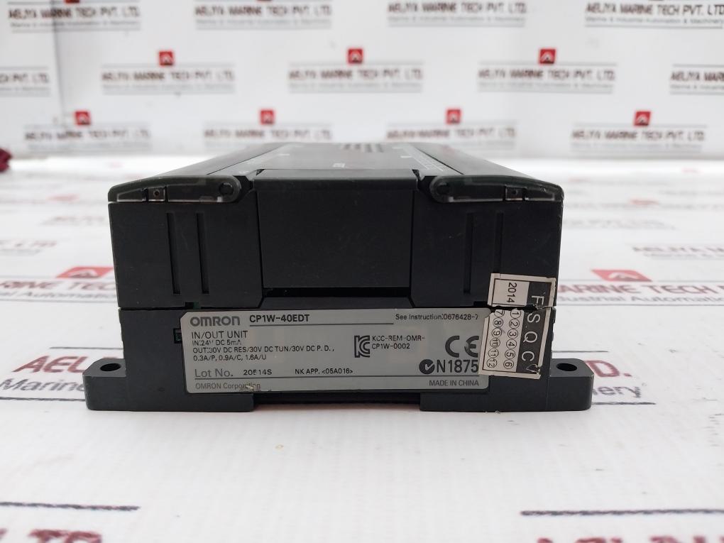 Omron Cp1W-40Edt Input/Output Plc Module 24V Dc 5 Ma 40Edt Kcc-rem-omr-cp1W-0002