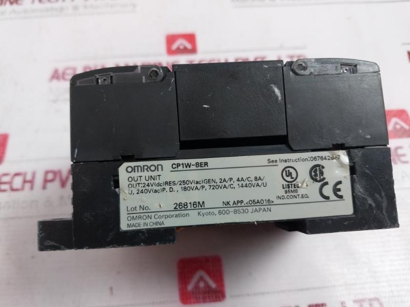 Omron Cp1W-8Er Expansion Input/Output 8-out Relay Plc Accessory