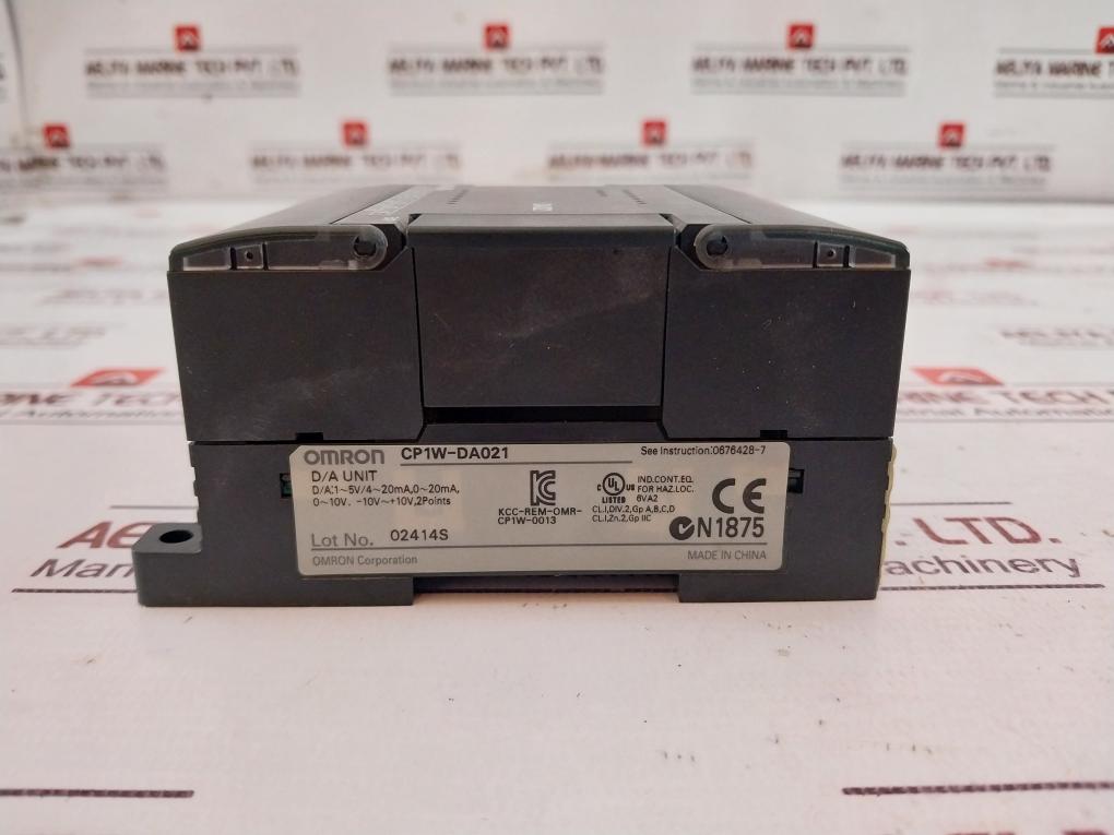 Omron Cp1W-da021 Plc D/A Expansion Unit Kcc-rem-omr-cp1W-0013 0-20Ma