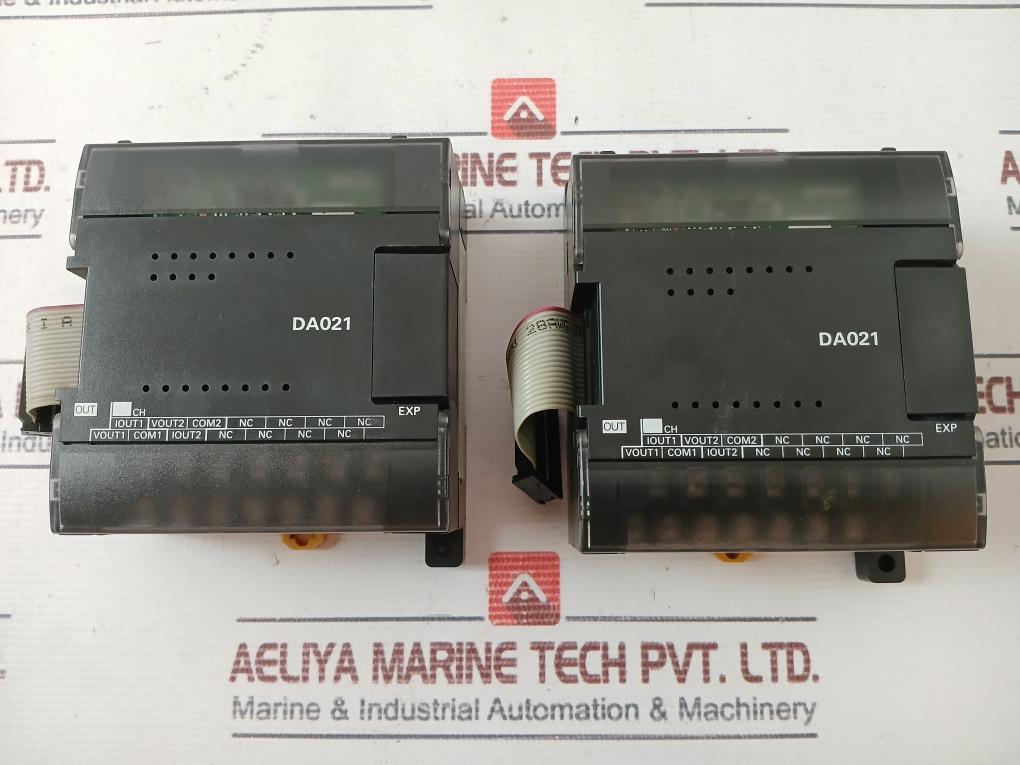 Omron Cp1W-da021 Plc I/O Expansion Unit 1-5V/4-20Ma,0~20Ma Cl.I, Zn.2, Gp Iic