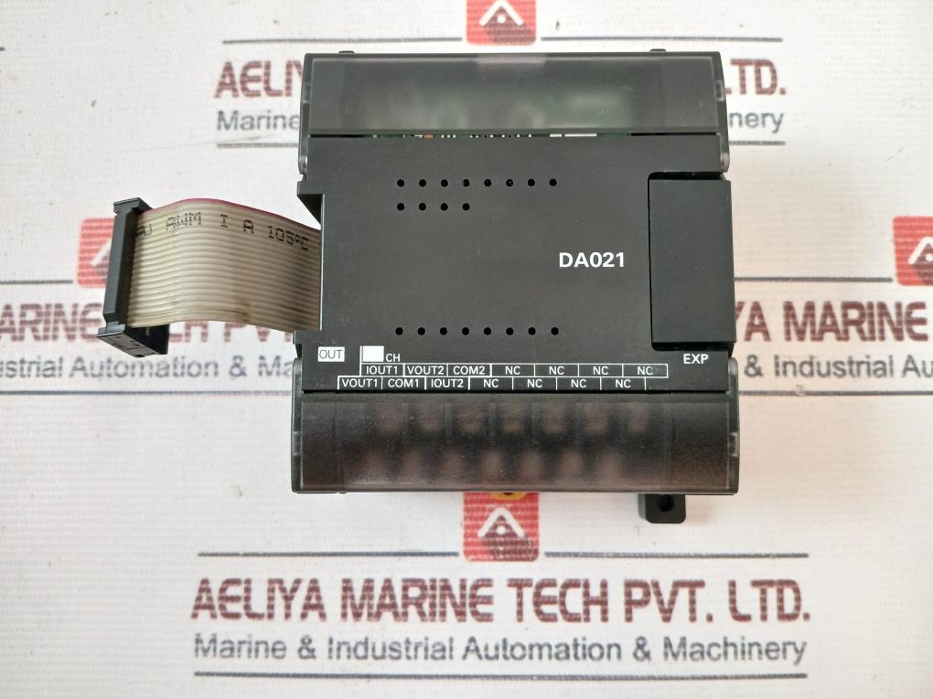 Omron Cp1W-da021 Plc I/O Expansion Unit 1-5V/4-20Ma,0~20Ma Cl.I, Zn.2, Gp Iic