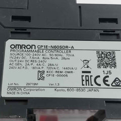 Omron Cp1e-n60sdr-a Plc Module 100-240v Ac, 50/60hz
