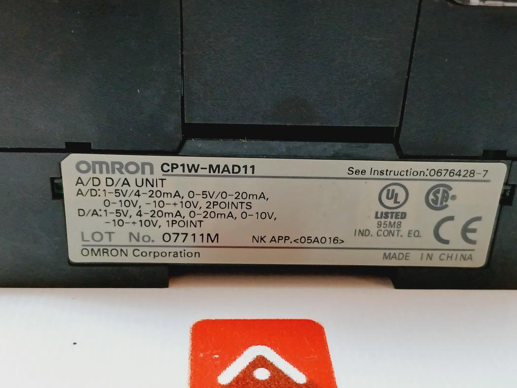 Omron Cp1l-m30dt1-d Programmable Controller W/ Analog I/o Module Cp1w-mad11 Set