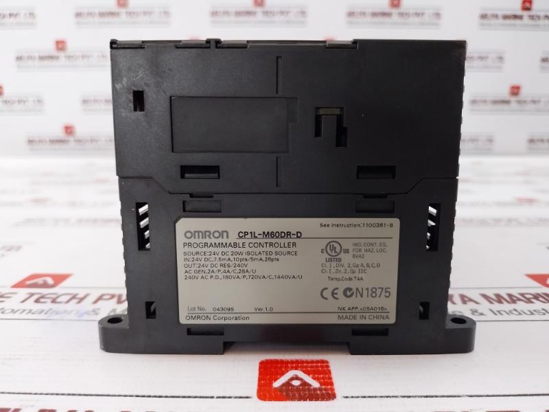 Omron Cp1l-m60dr-d Programmable Controller