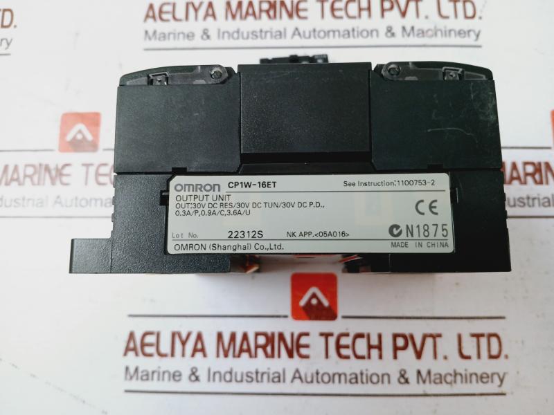 Omron Cp1w-16et Input Output Expansion Unit 0.3a/p 0.9a/c 3.6a/u