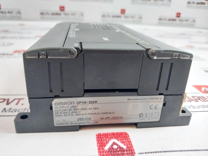 Omron Cp1w-32er Output Unit 24v Dc/250v Ac 2a/p 4a/c 40a/u