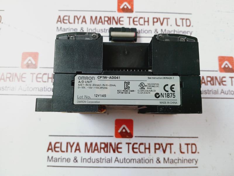 Omron Cp1w-ad041 Analog Input Expansion Module Kcc-rem-omr-cp1w-0014