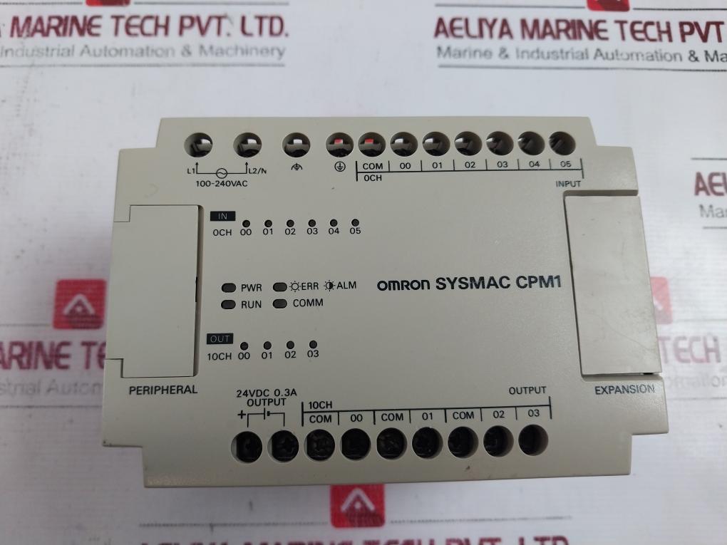 Omron Cpm1-10Cdr-a Ac Or Dc Power Relay Transistor Output 24Vdc 5Ma/12Ma