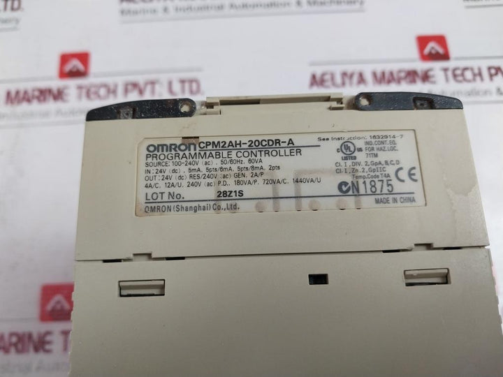 Omron Cpm1-10Cdr-a Position Control Programmable Controller Plc