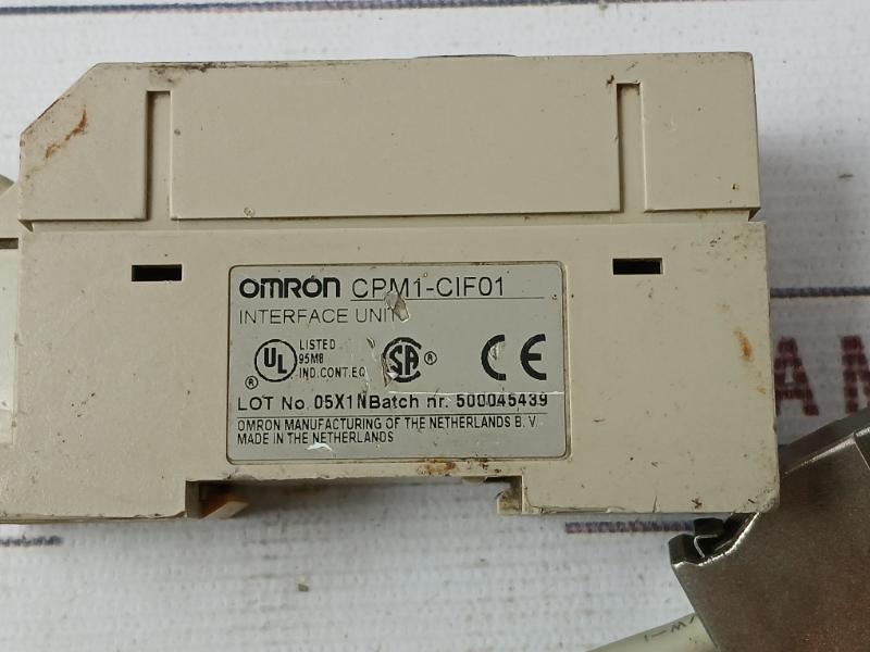 Omron Cpm1-cif01 Interface Unit 