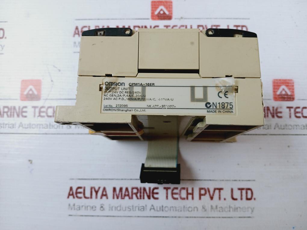 Omron Cpm1A-16Er 16-point Input Output Plc Module, 24V Dc / 240V Ac 2A Per Point
