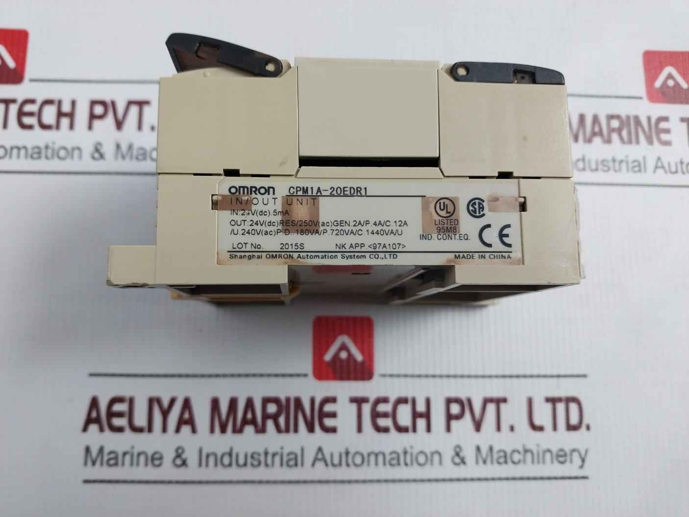 Omron Cpm1a-20edr1 Input/output Unit In 24v (dc)5ma Out 24v(dc) Res/250v(ac)