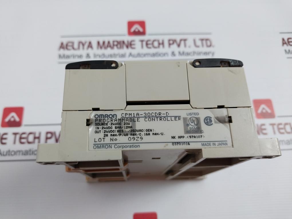 Omron Cpm1A-30Cdr-d Plc I/O Programmable Controller 24Vdc 5Ma/12Ma