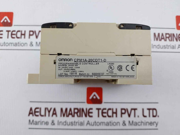 Omron Cpm1a-20cdt1-d Programmable Controller 24vdc 6w